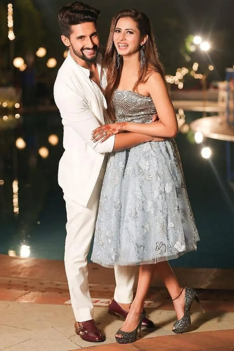 Sargun Mehta and Ravi Dubey