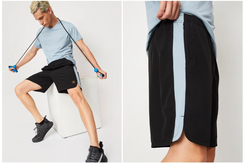 Men’s Colorblocked Active Shorts 