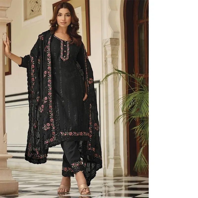 Straight-Cut Salwar Kameez