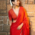 Hot Poses of Rakul Preet in Saree