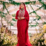 Nayanthara Images in Red Wedding Saree