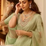 Nayanthara Pics in Pastel Green Saree