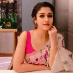 Nayanthara Saree Photos in Floral Print