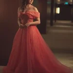 Shirley Setia Fairy Look in Off-Shoulder Gown